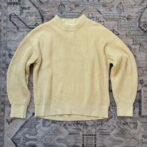 Everlane Yellow Cotton Sweater